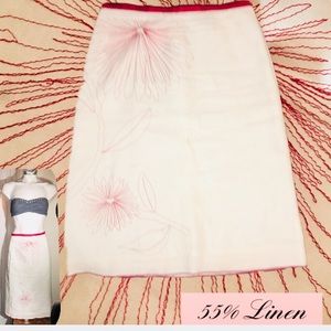 Charter One linen skirt